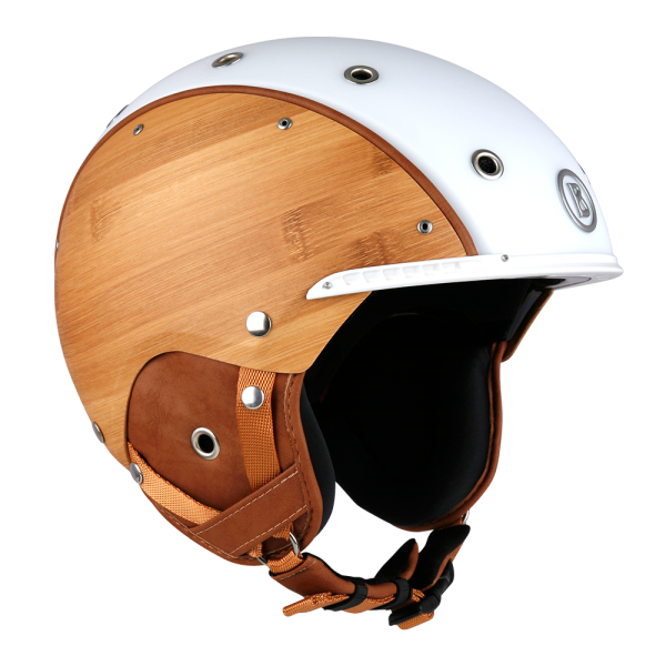 Bogner Bamboo Motorcycle Helmet - White