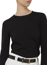 Load image into Gallery viewer, Faran Cashmere Round-Neck Layer - Black
