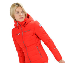 Load image into Gallery viewer, Izia Faux Fur Hood Fitted Ski Jacket - Tango
