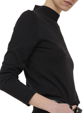 Load image into Gallery viewer, Lark Cashmere Mock-Neck Layer - Black
