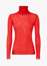 Load image into Gallery viewer, Dulcie Cashmere-Silk Turtle-Neck Layer - Red
